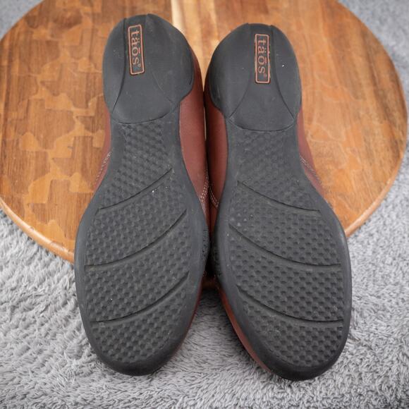 Taos Encore Whiskey Loafers Womens 10 W Brown Leather Comfort Casual Shoes9 - Picture 7 of 9